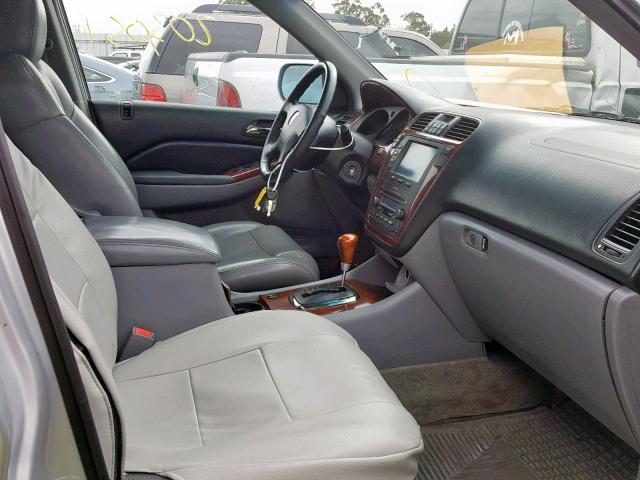 2HNYD18663H509235 - 2003 ACURA MDX TOURIN SILVER photo 5