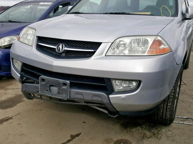 2HNYD18663H509235 - 2003 ACURA MDX TOURIN SILVER photo 9