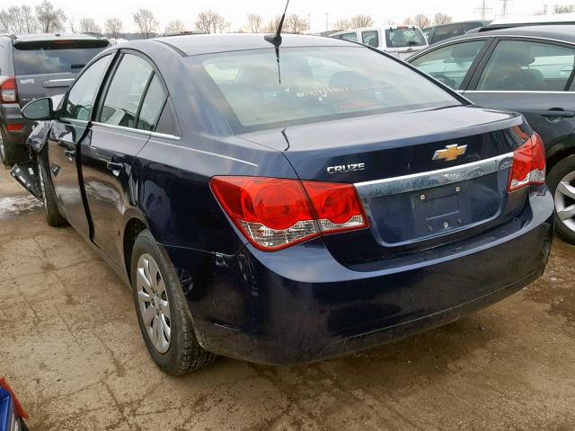 1G1PC5SH9B7181639 - 2011 CHEVROLET CRUZE LS BLUE photo 3