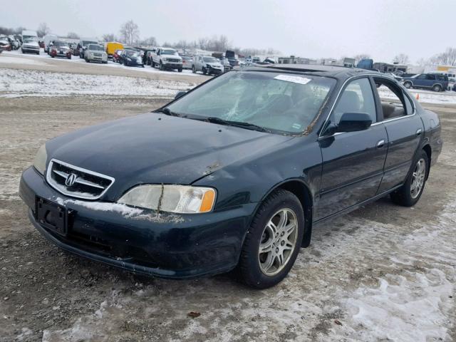 19UUA5665YA008044 - 2000 ACURA 3.2TL GREEN photo 2