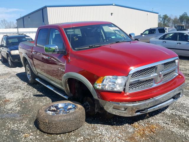 1D7RV1CT5AS159466 - 2010 DODGE RAM 1500 RED photo 1