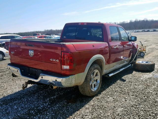 1D7RV1CT5AS159466 - 2010 DODGE RAM 1500 RED photo 4