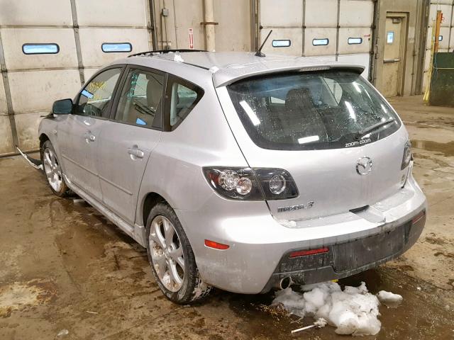 JM1BK343391189503 - 2009 MAZDA 3 S SILVER photo 3