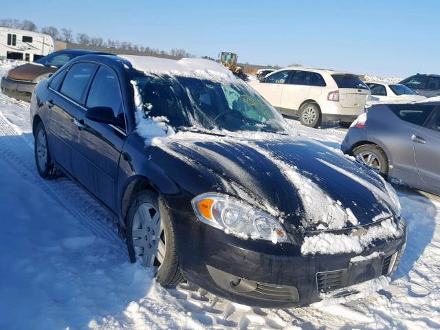 2G1WU58R379396450 - 2007 CHEVROLET IMPALA LTZ BLACK photo 1