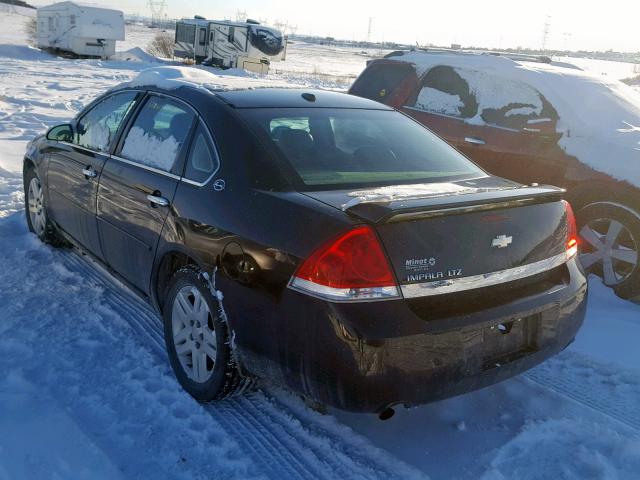 2G1WU58R379396450 - 2007 CHEVROLET IMPALA LTZ BLACK photo 3