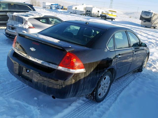 2G1WU58R379396450 - 2007 CHEVROLET IMPALA LTZ BLACK photo 4