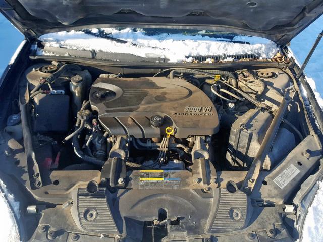 2G1WU58R379396450 - 2007 CHEVROLET IMPALA LTZ BLACK photo 7