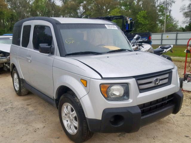 5J6YH18797L009172 - 2007 HONDA ELEMENT EX SILVER photo 1