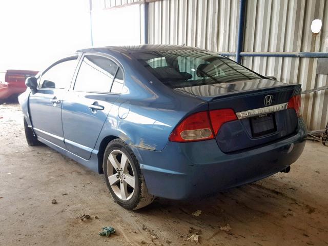 2HGFA16669H354527 - 2009 HONDA CIVIC LX-S Mavi foto 3