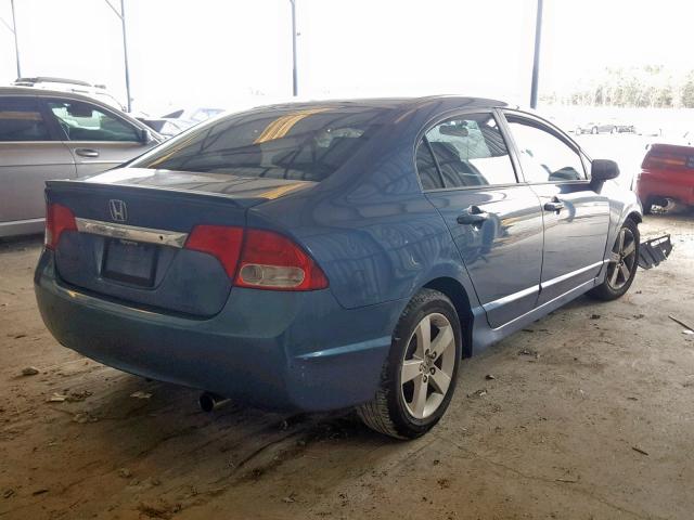 2HGFA16669H354527 - 2009 HONDA CIVIC LX-S Mavi foto 4
