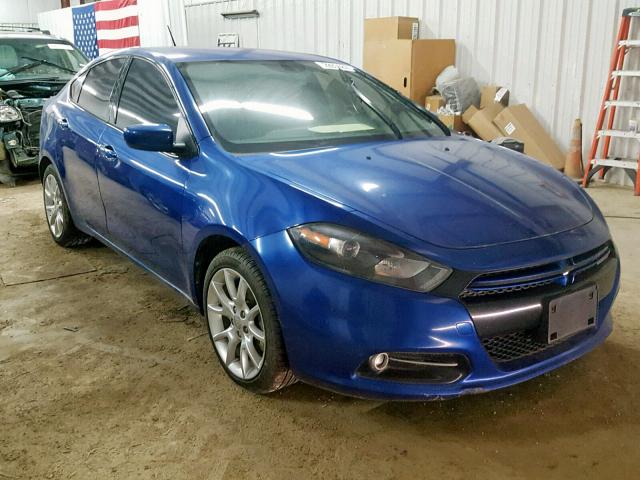 1C3CDFBH0DD157148 - 2013 DODGE DART SXT BLUE photo 1