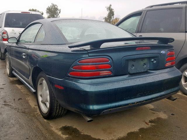 1FALP42TXRF120346 - 1994 FORD MUSTANG GT GREEN photo 3