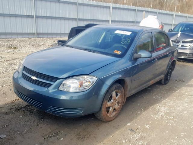 1G1AF5F54A7201467 - 2010 CHEVROLET COBALT 2LT GREEN photo 2