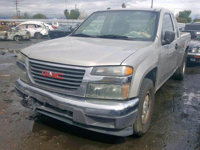 1GTCS196958209153 - 2005 GMC CANYON BEIGE photo 2