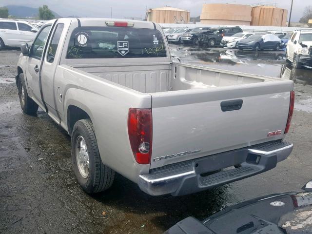 1GTCS196958209153 - 2005 GMC CANYON BEIGE photo 3
