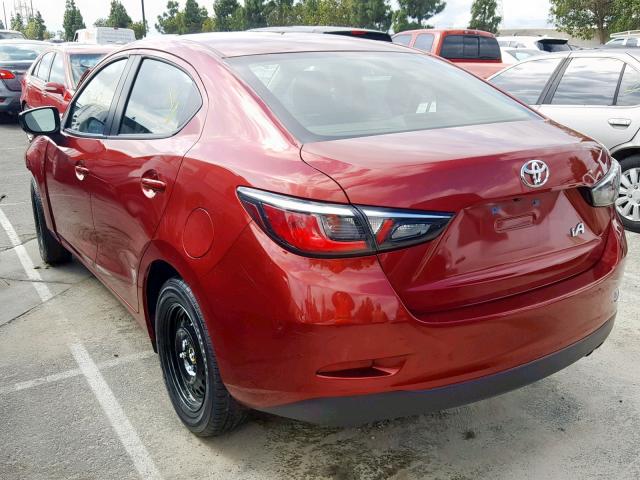 3MYDLBYV2JY322622 - 2018 TOYOTA YARIS IA RED photo 3