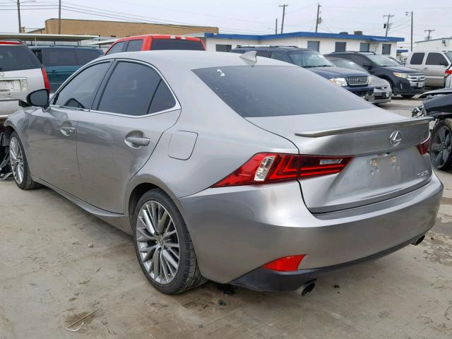 JTHBF1D20E5021061 - 2014 LEXUS IS 250 GRAY photo 3