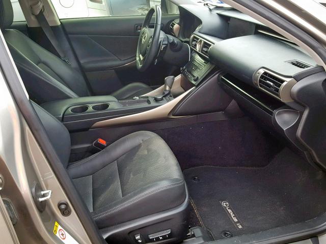 JTHBF1D20E5021061 - 2014 LEXUS IS 250 GRAY photo 5