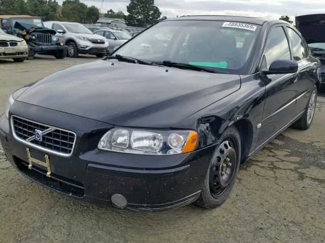 YV1RS592862524426 - 2006 VOLVO S60 2.5T BLACK photo 2