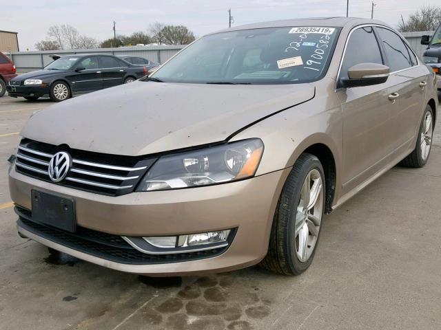 1VWBS7A35FC057125 - 2015 VOLKSWAGEN PASSAT SE GOLD photo 2