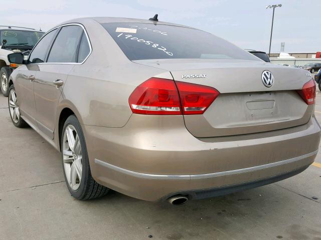 1VWBS7A35FC057125 - 2015 VOLKSWAGEN PASSAT SE GOLD photo 3