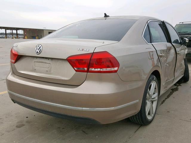 1VWBS7A35FC057125 - 2015 VOLKSWAGEN PASSAT SE GOLD photo 4