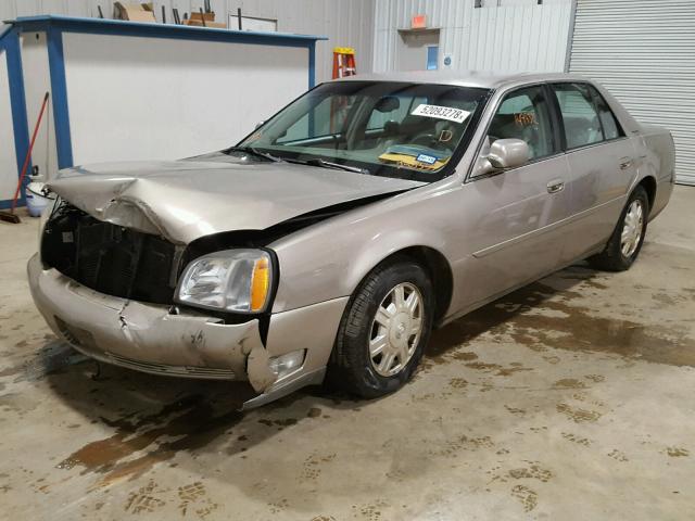 1G6KD54Y94U258335 - 2004 CADILLAC DEVILLE TAN photo 2