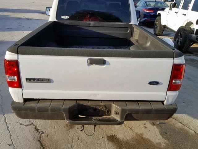 1FTYR10D98PA70231 - 2008 FORD RANGER WHITE photo 6