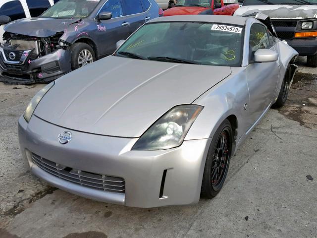 JN1AZ34E64T052726 - 2004 NISSAN 350Z COUPE SILVER photo 2