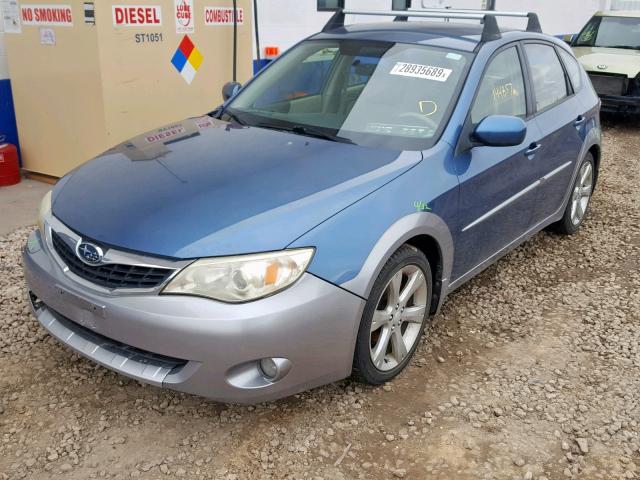 JF1GH63658H828378 - 2008 SUBARU IMPREZA OU BLUE photo 2