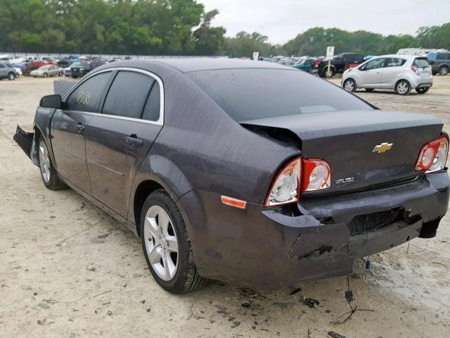 1G1ZA5EU5CF391119 - 2012 CHEVROLET MALIBU LS GRAY photo 3