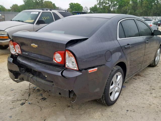 1G1ZA5EU5CF391119 - 2012 CHEVROLET MALIBU LS GRAY photo 4