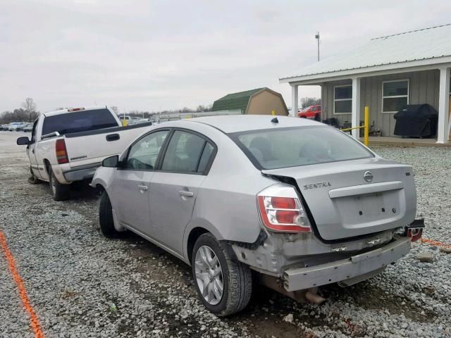 3N1AB61E89L655523 - 2009 NISSAN SENTRA 2.0 SILVER photo 3