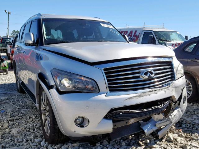 JN8AZ2NFXC9516700 - 2012 INFINITI QX56 SILVER photo 1