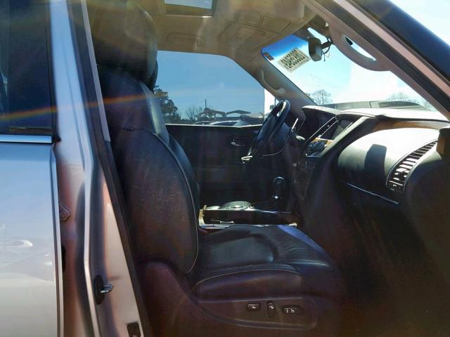 JN8AZ2NFXC9516700 - 2012 INFINITI QX56 SILVER photo 5