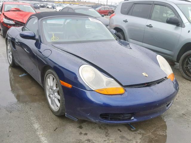 WP0CA29881U621124 - 2001 PORSCHE BOXSTER BLUE photo 1