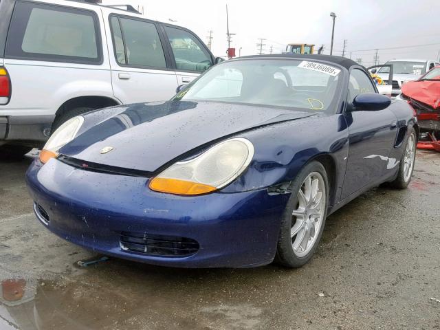 WP0CA29881U621124 - 2001 PORSCHE BOXSTER BLUE photo 2