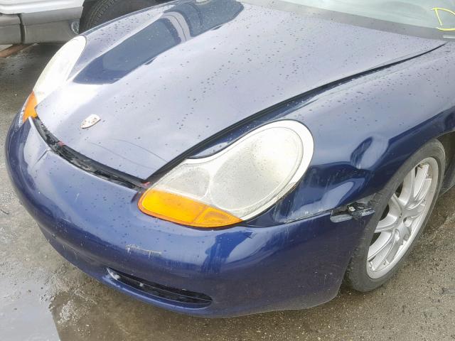 WP0CA29881U621124 - 2001 PORSCHE BOXSTER BLUE photo 9