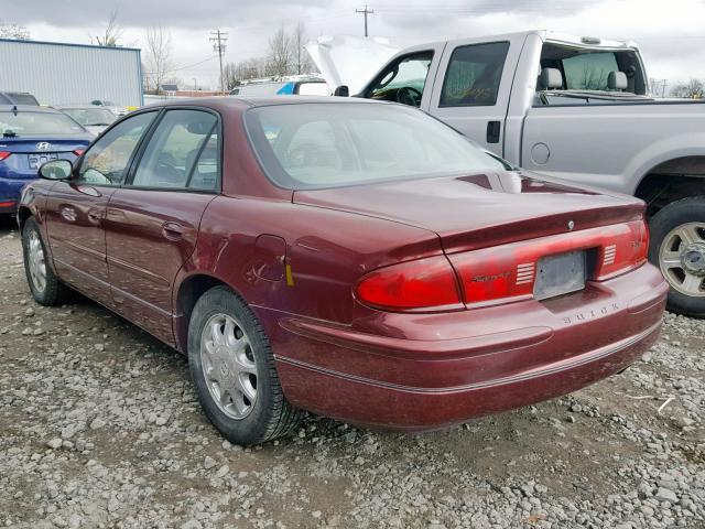 2G4WB55K421213614 - 2002 BUICK REGAL LS RED photo 3