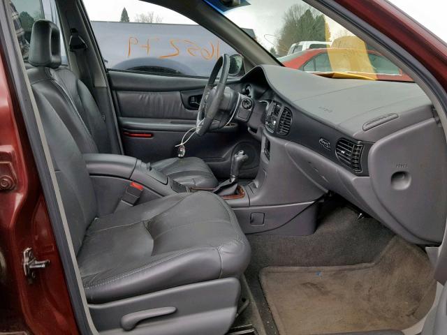 2G4WB55K421213614 - 2002 BUICK REGAL LS RED photo 5