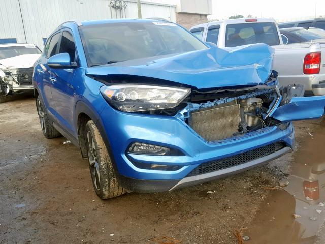 KM8J33A21GU028966 - 2016 HYUNDAI TUCSON LIM BLUE photo 1