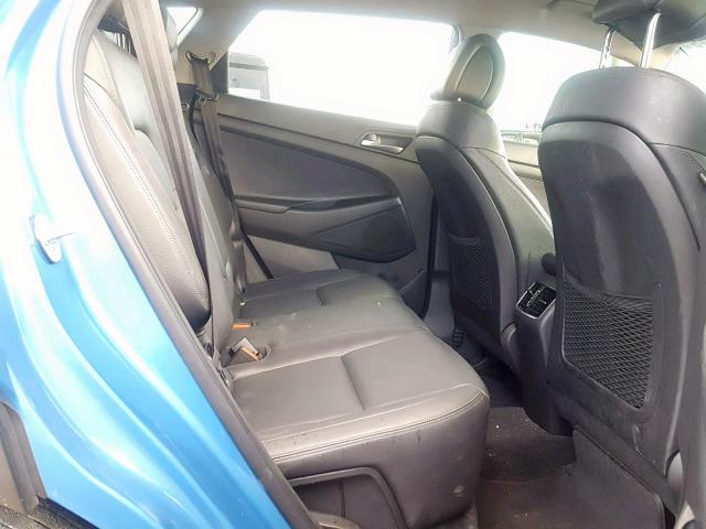 KM8J33A21GU028966 - 2016 HYUNDAI TUCSON LIM BLUE photo 6