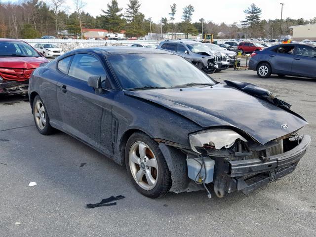 KMHHM65D46U227100 - 2006 HYUNDAI TIBURON GS BLACK photo 1