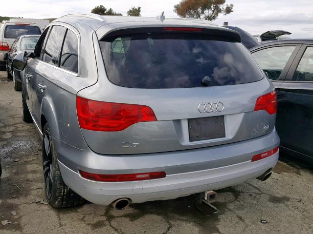 WA1AV74L57D010247 - 2007 AUDI Q7 4.2 QUA GRAY photo 3