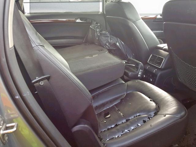 WA1AV74L57D010247 - 2007 AUDI Q7 4.2 QUA GRAY photo 6