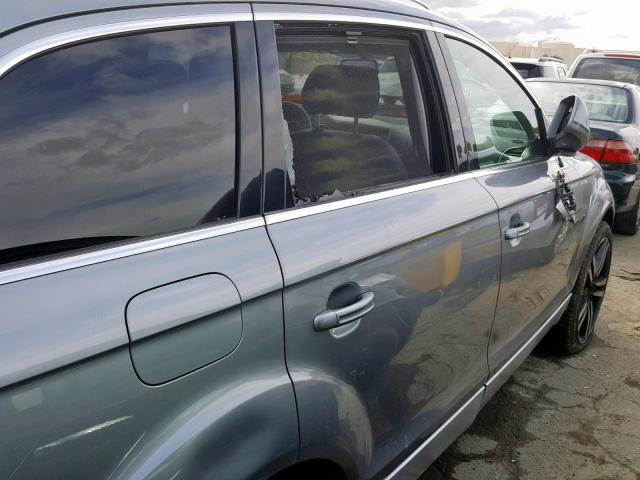 WA1AV74L57D010247 - 2007 AUDI Q7 4.2 QUA GRAY photo 9