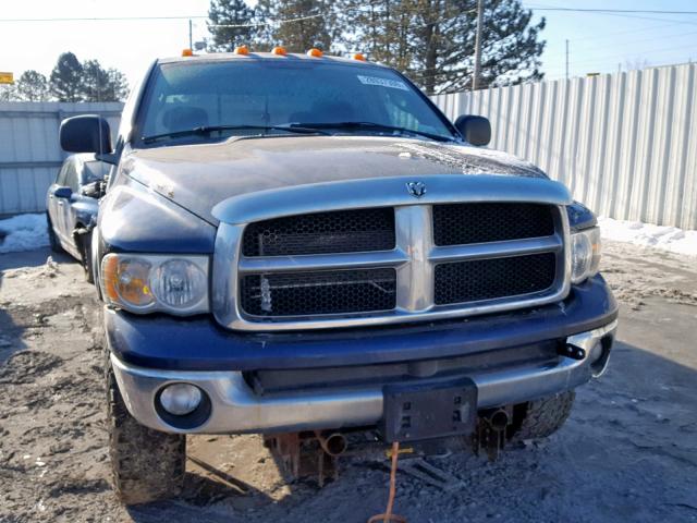 3D7KS28D75G745679 - 2005 DODGE RAM 2500 S BLUE photo 9