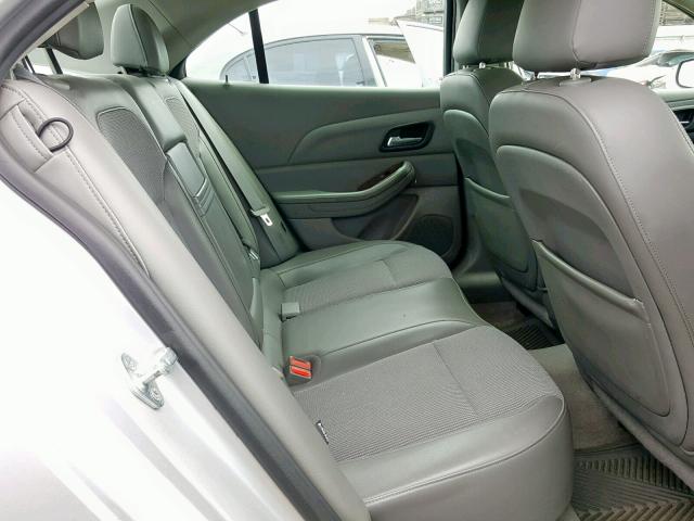 1G11C5SA0DF180834 - 2013 CHEVROLET MALIBU 1LT ვერცხლისფერი ფოტო 6
