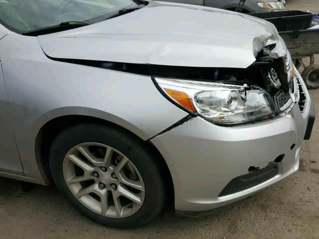 1G11C5SA0DF180834 - 2013 CHEVROLET MALIBU 1LT ვერცხლისფერი ფოტო 9