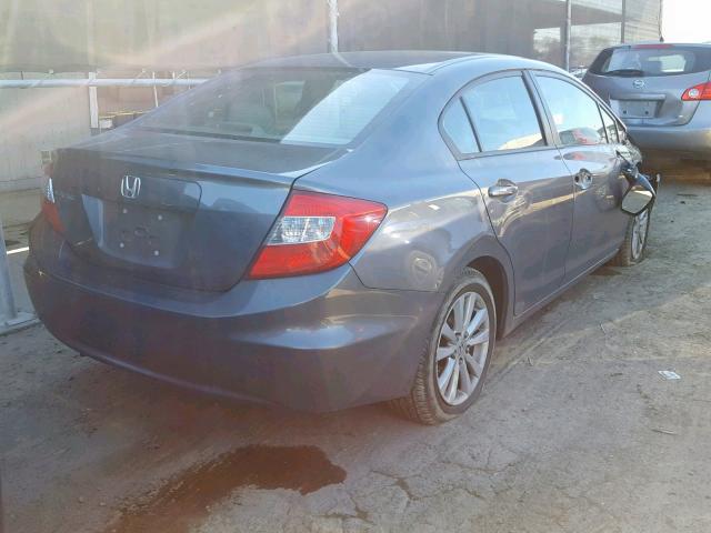 19XFB2F99CE337381 - 2012 HONDA CIVIC EXL CHARCOAL photo 4